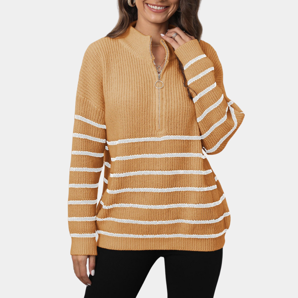 NYDIA - Pull Tricoté pour Femme