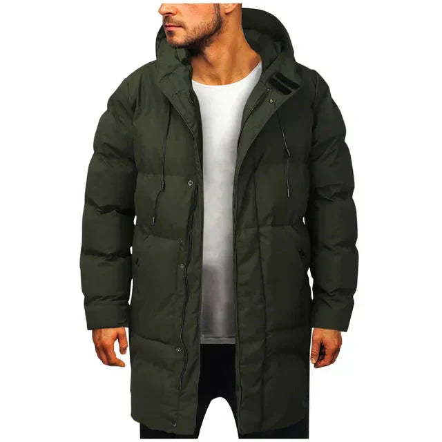 Manteau Doudoune Homme Hiver – Parka Élégant avec Capuche & Manches Longues