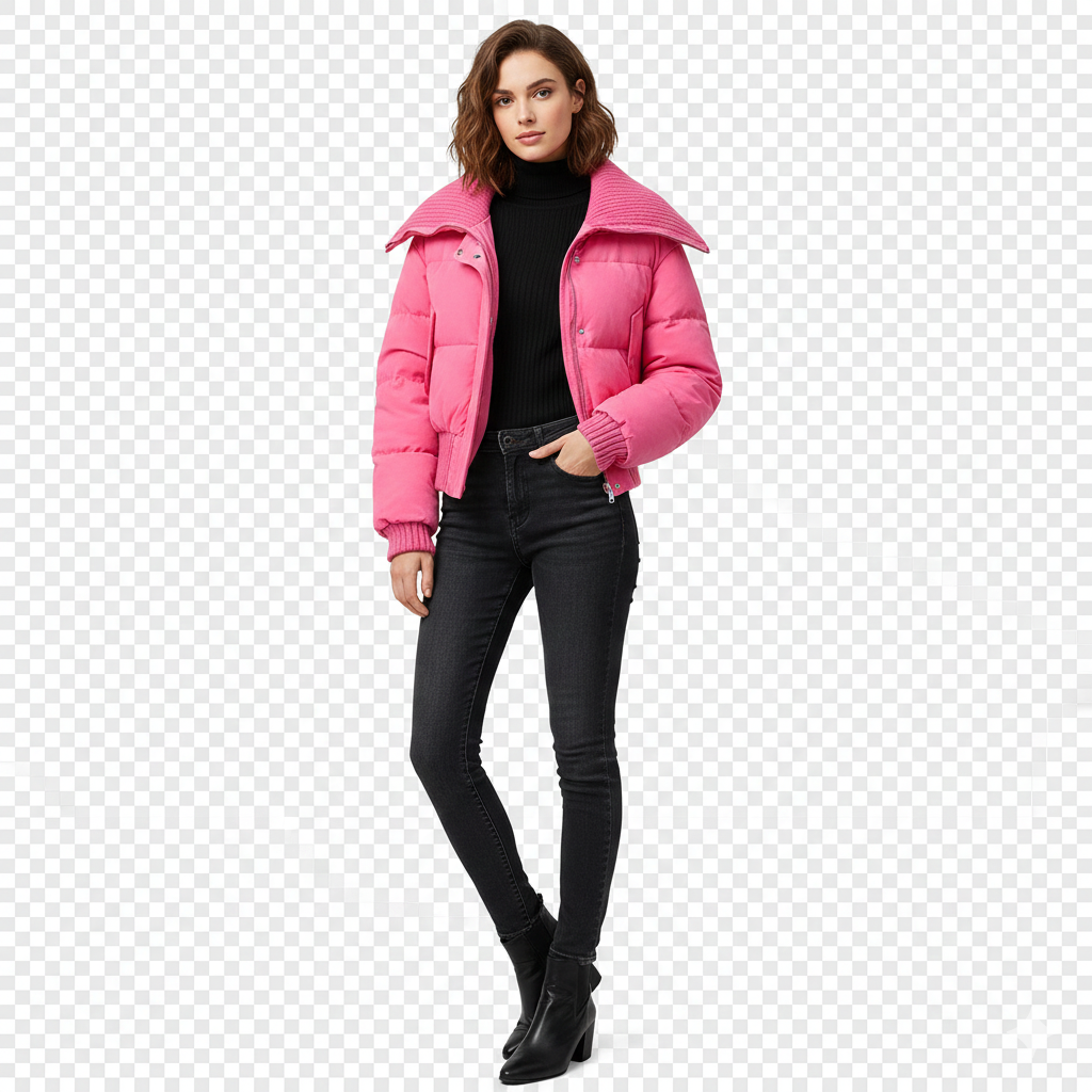 Veste Doudoune Féminine Élégante – Parka Légère et Chaude pour Femme en Hiver