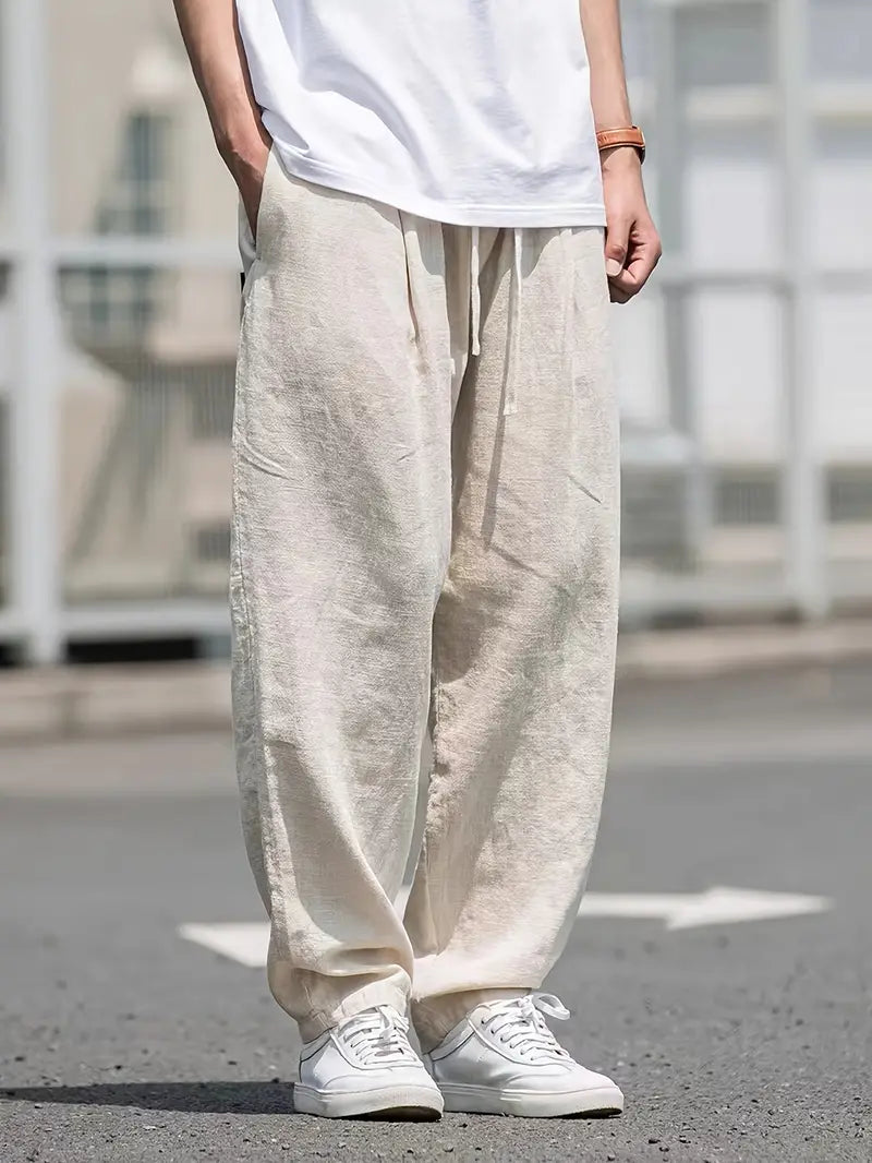 Pantalon Homme Été Léger et Confortable - LuxeStyle