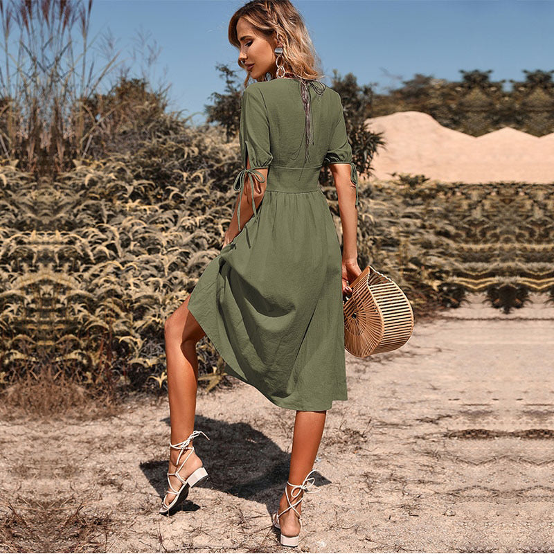Robe Féminine Droite pour Femme - Parfaite pour Week-end Détente