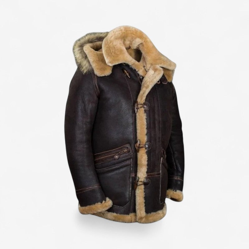 Veste Homme Hiver Capuche Longues Manches - LuxeStyle