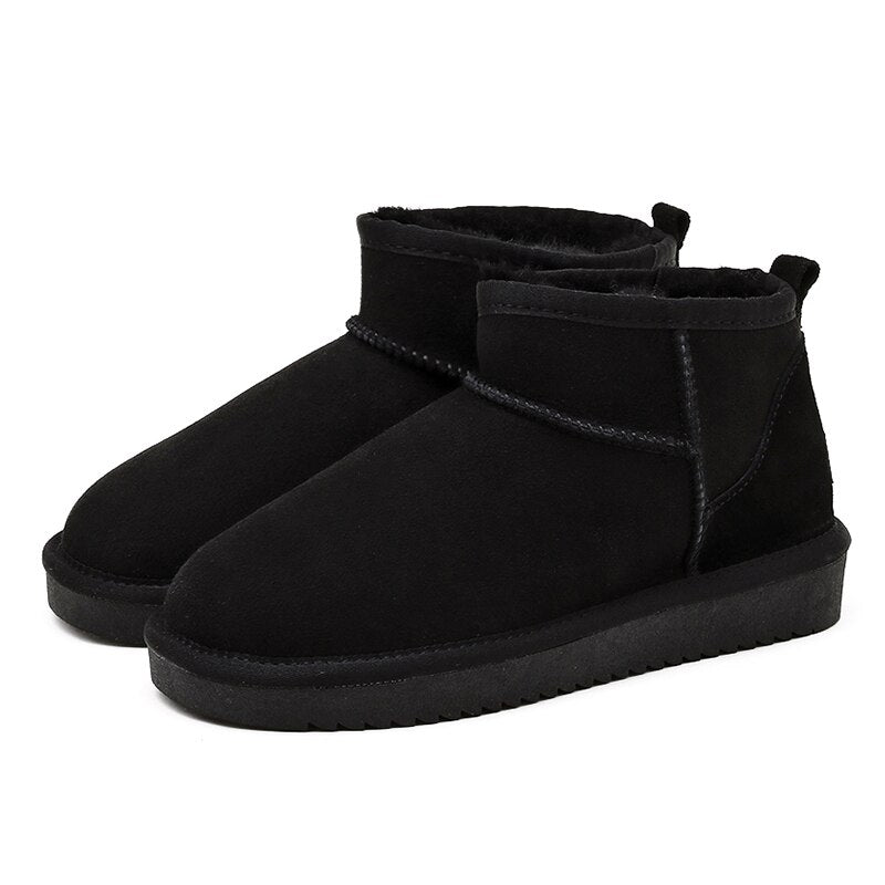 Vera Bottes Hiver Femme – Bottines Neigeuses Confortables avec Doublure Polaire