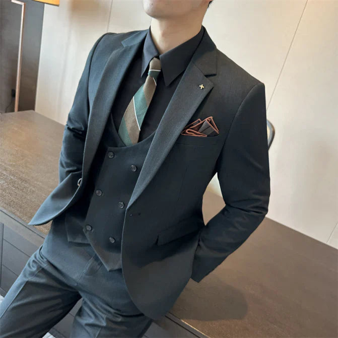 Costume Mariage Homme 3 Pièces Élégant Slim Fit