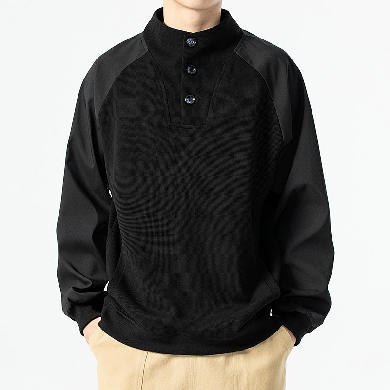 Pull Col Montant Confortable pour Homme