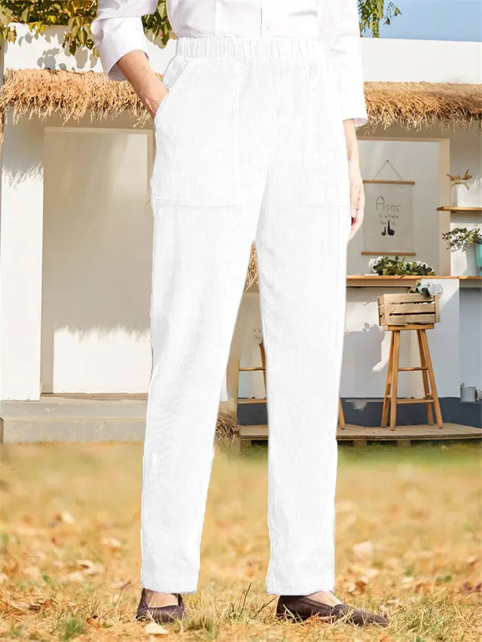 Pantalon Élastique Confort Femme Bureau