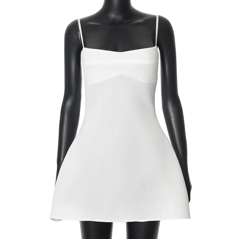 Velinia™ – Robe d'Été Femme Chic avec Bretelles Spaghetti Ajustables