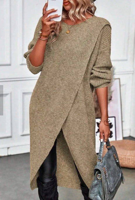 Robe confortable femme mi-longue