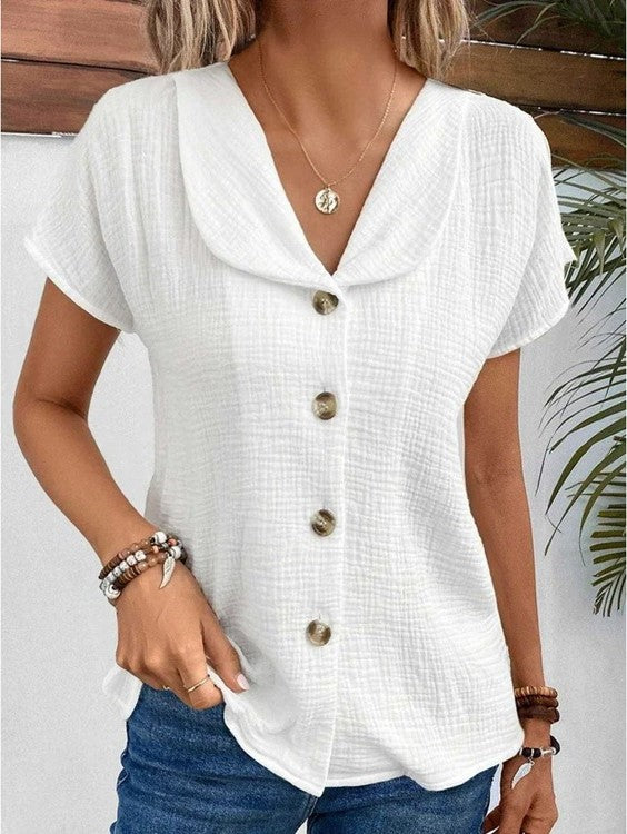 Chemise légère avec col classique