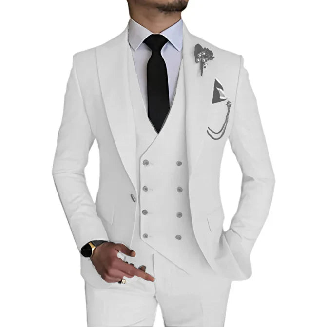 Costume Homme Mariage Élégant 3 Pièces