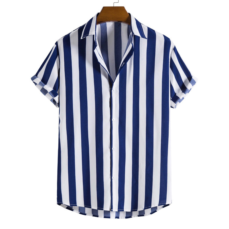 Chemise Homme Rayée Slim Estivale