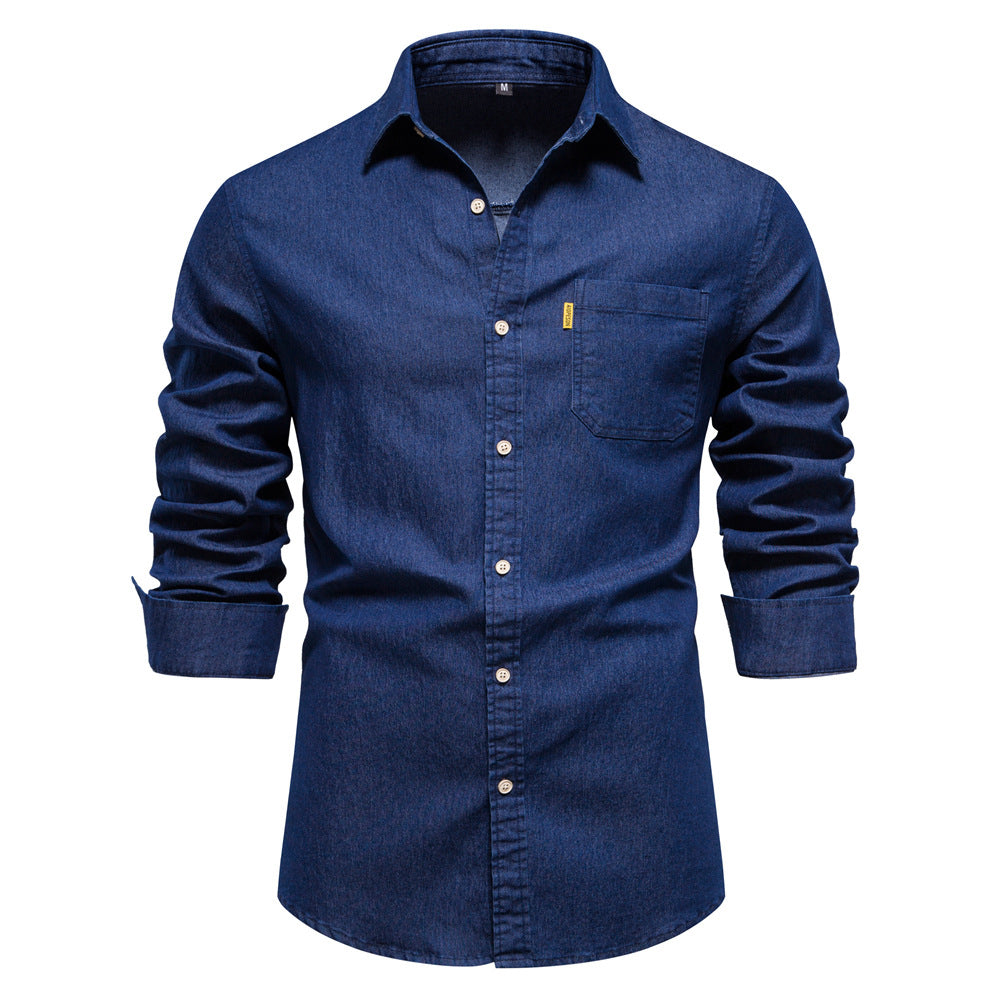 Chemise Homme Classique avec Poches pour Usage Daily