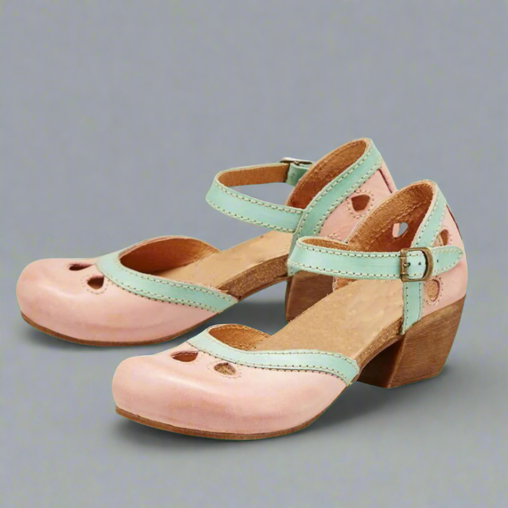 Chaussures Cuir Enfant Décorées Boutons