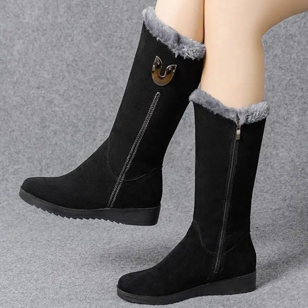 MARIETTE - Bottes d'hiver élégantes à mi-mollet pour femmes