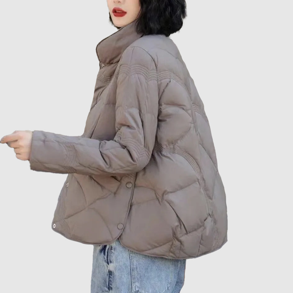 Veste Hiver Féminine Douillette - Coupe Détendue et Chaude Isolée