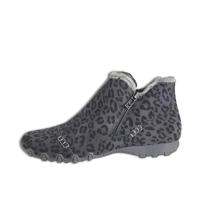 Bottines Zippées Hivernales Confortables
