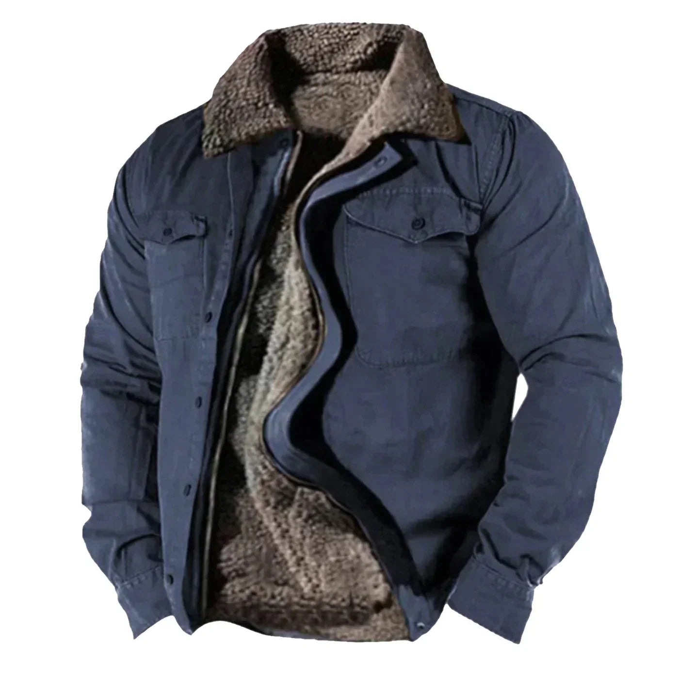 Veste Hivernale Doublée pour Homme | Parfaite pour le Froid