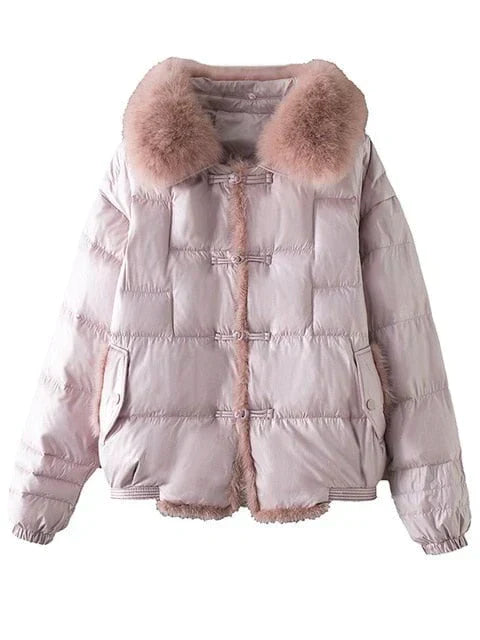 Parka Femme Hiver Élégant et Chaud