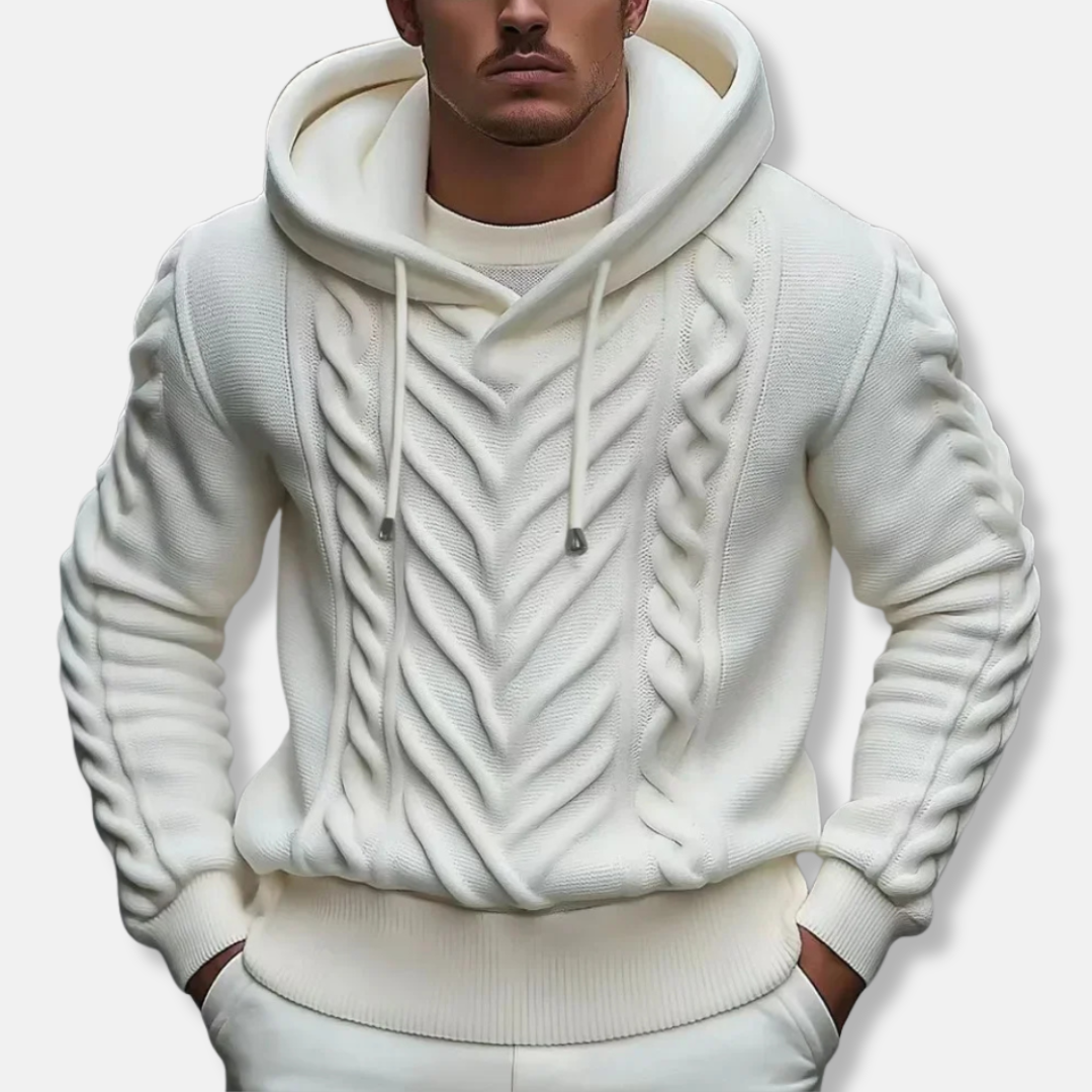 Pull Capuche Élégant Hiver Homme - LuxeStyle