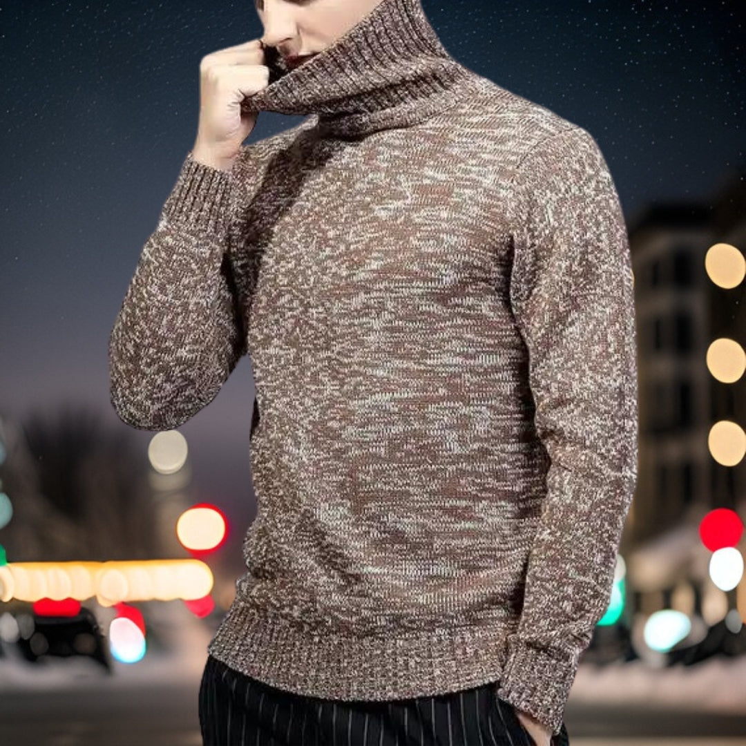 Pull Homme Col Rond Tricot Élégant pour Tous les Jours