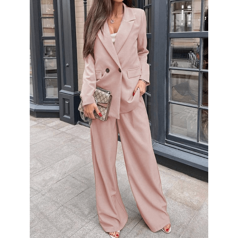 Costume Femme Élégant Tailleur et Pantalon