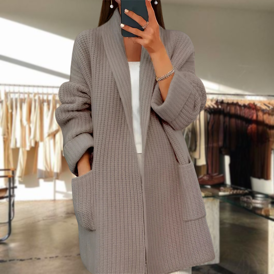 Cardigan Chic avec Poches pour Femme