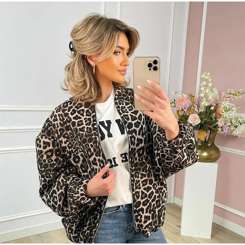 Veste Bomber Féminine Élégante - Style Rock Hiver pour Femme - LuxeStyle