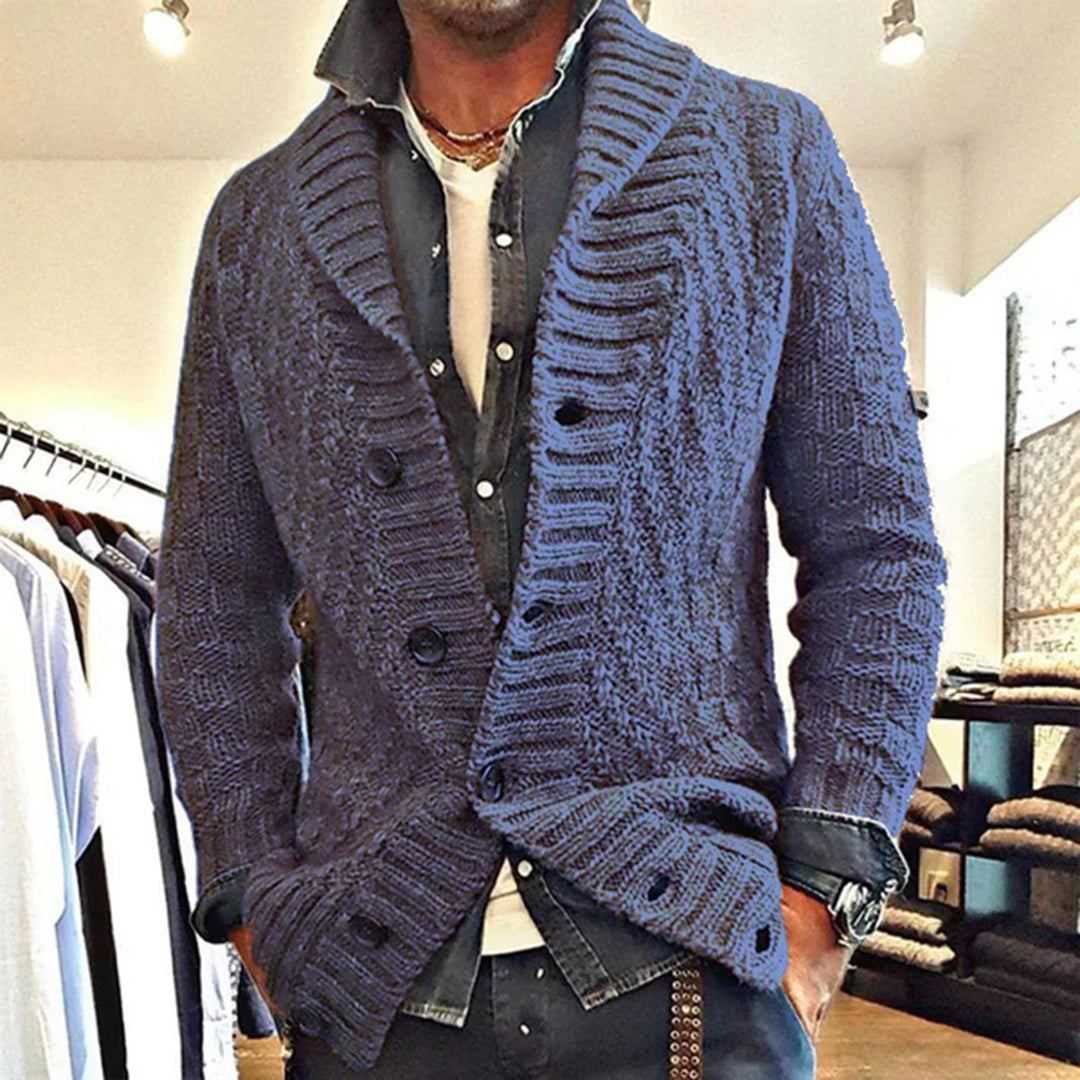 Cardigan Homme Tricot Élégant Chaud