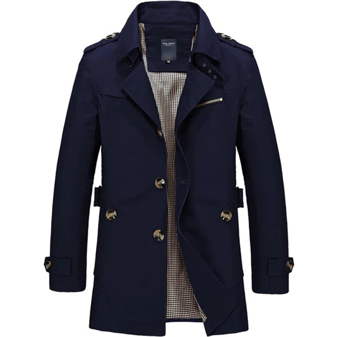 Manteau Long Élégant avec Capuchon pour Homme | Parfait pour Saison Froide