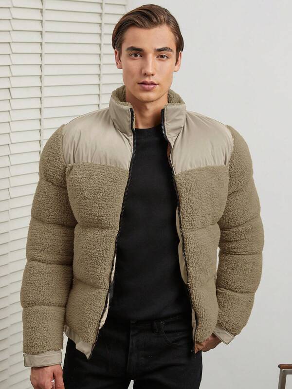 Manteau D'hiver Élégant avec Capuchon pour Homme - LuxeStyle