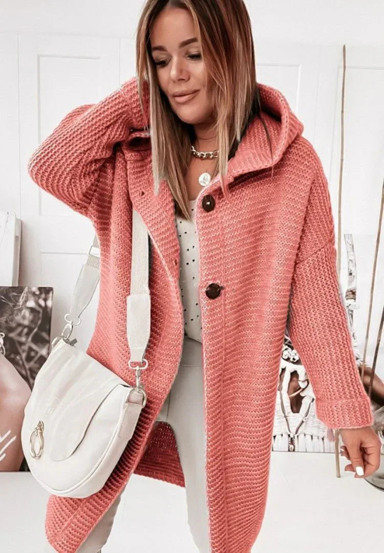 Cardigan Femme Longue Laine Hiver