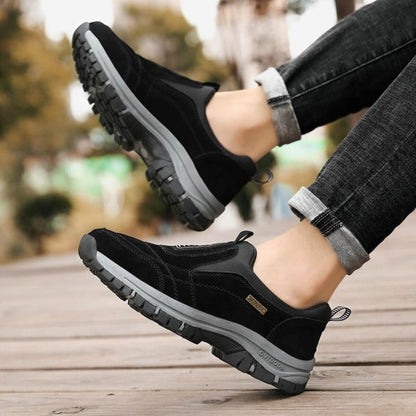 Bottes de marche étanches bleu marine pour homme