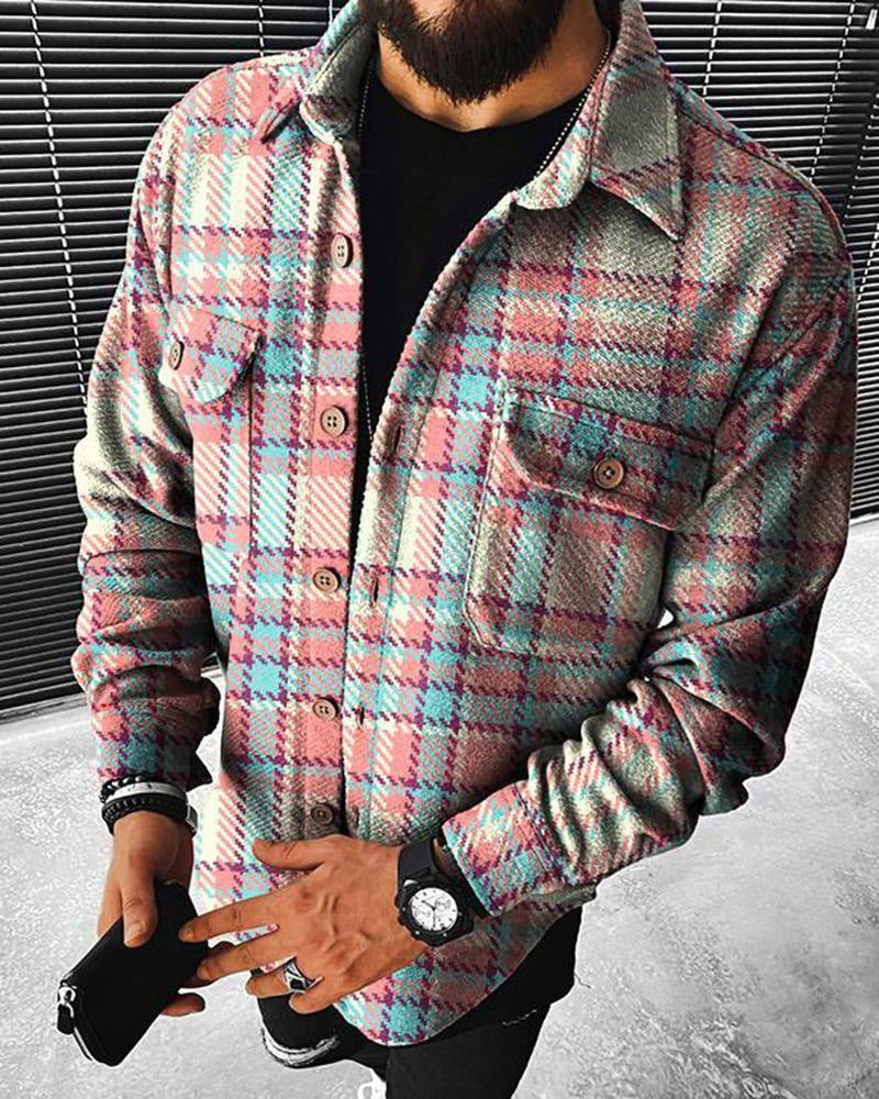 Gilet Homme Élégant en Laine Carreaux Chic