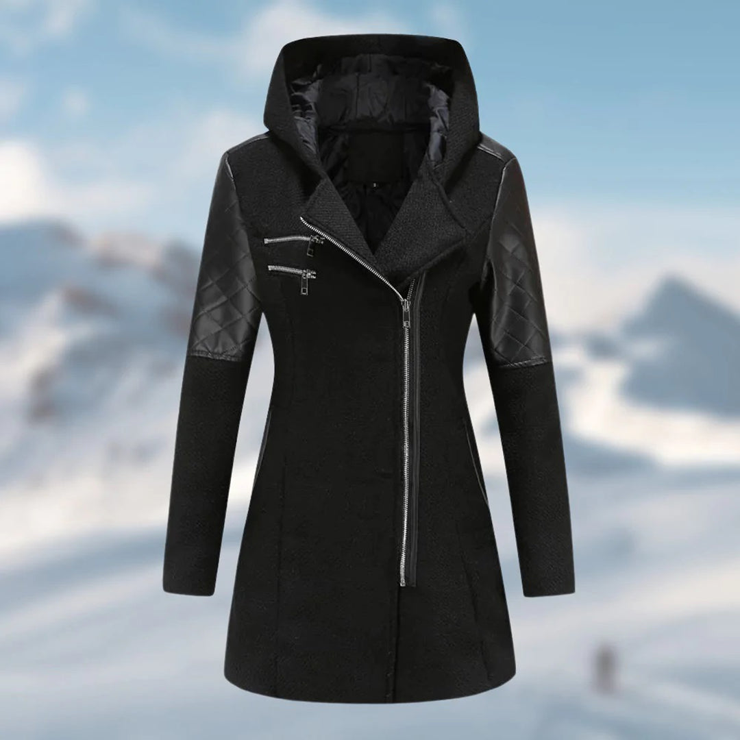 Manteau Femme Hiver Élégant – Parka Chaude Capuche pour Grand Froid