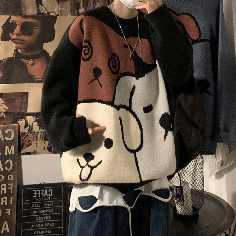 Pull Classique Relâché Pour Homme