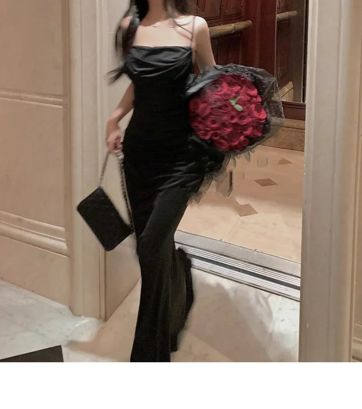 Robe de gala élégante blanche femme