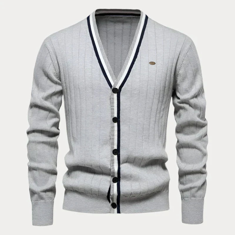 Cardigan Boutonné À Manches Longues Pour Homme | Classique
