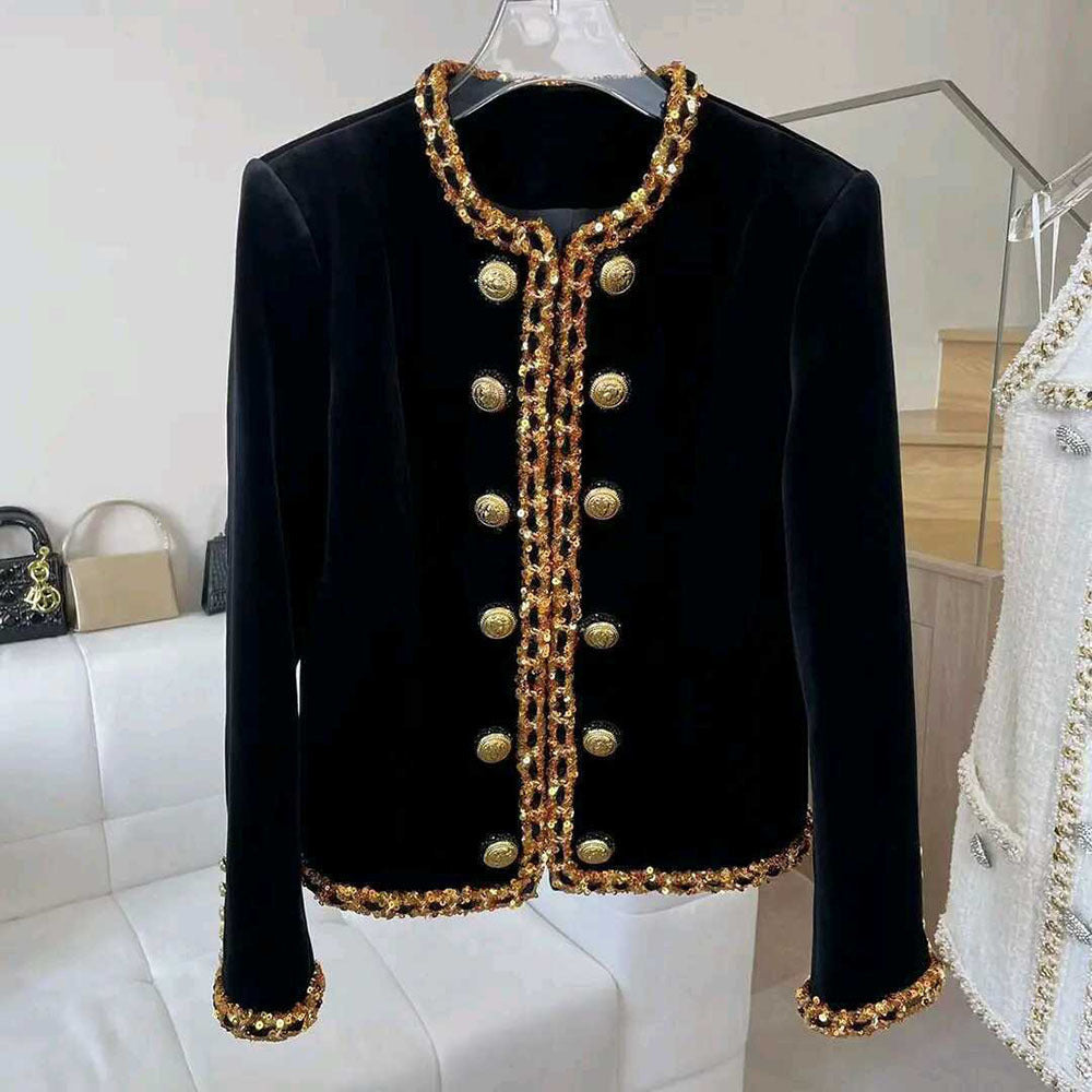 Veste Chic à Manches Longues avec Fermeture Élégante - LuxeStyle