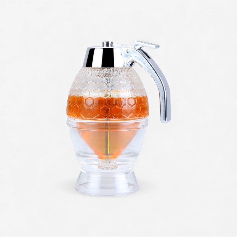 Bouteille Verseuse Miel et Sauce avec Poignée Ergonomique - LuxeStyle