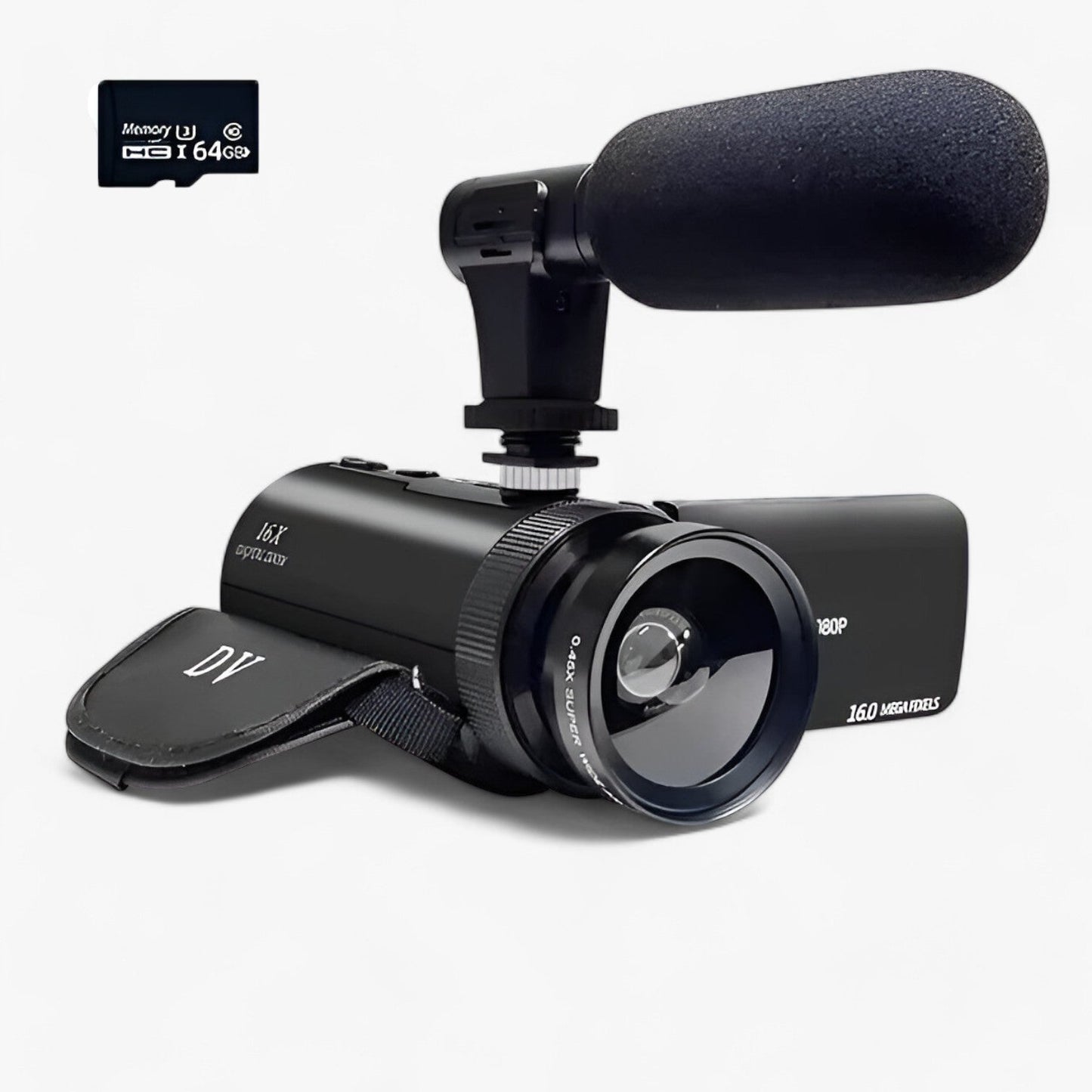 Caméra HD Vlogging Professionnel avec Son Pur et Zoom Fluide