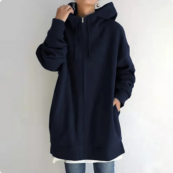 Sweat à capuche confortable avec poche et cordon ajustable