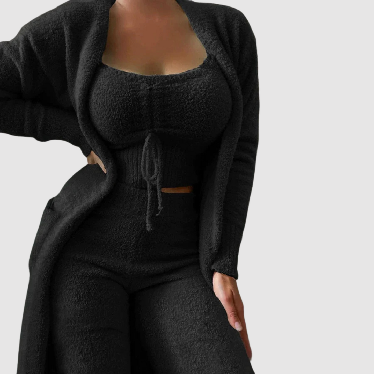 Ensemble Trois Pièces Confortable pour Femme - Idéal pour le Daily et les Soirées