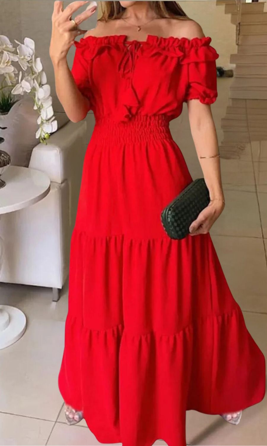 Isabelia™ – Robe d'Été Femme Élégante avec Taille Élastique Confortable