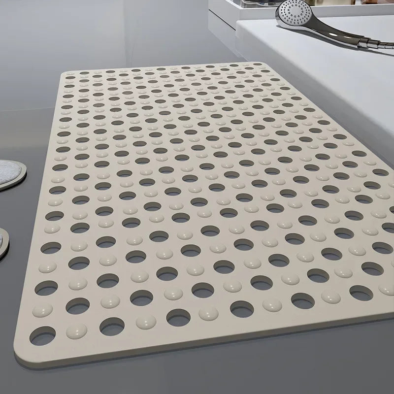 Tapis de douche antidérapant avec drainage rapide