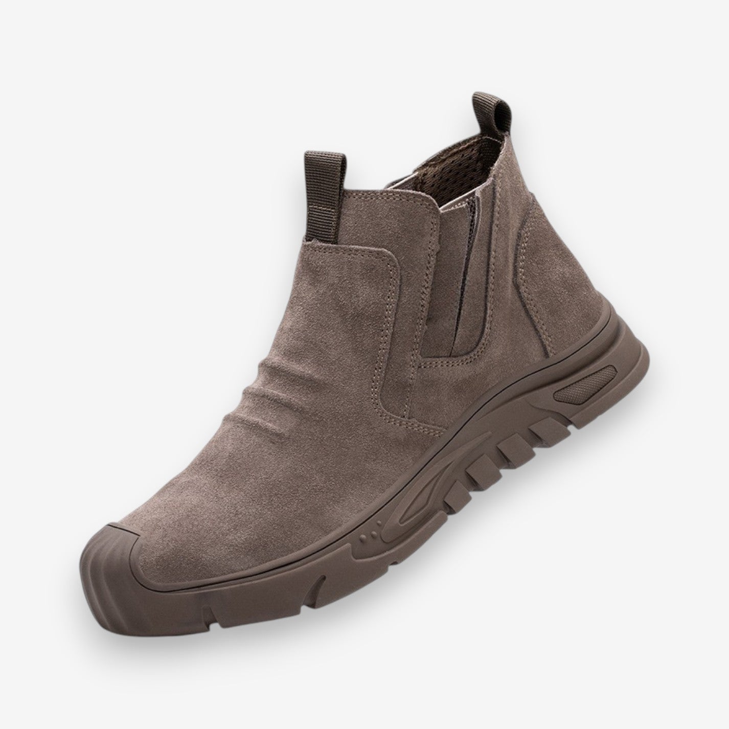 Chaussures décontractées à semelle caoutchouc et bout arrondi