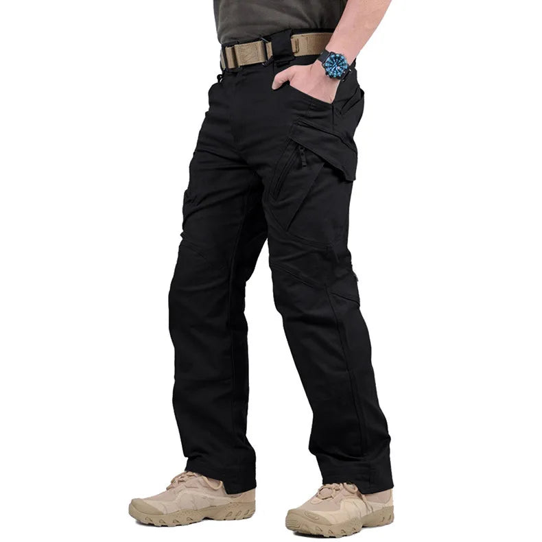 Pantalon Cargo Militaire pour Homme - Pantalon Hiking Polyvalent Respirant