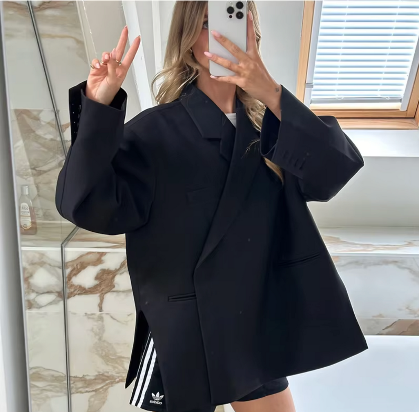 Blazer Féminin Grande Taille - Chic, Douillet et Polyvalent pour Tous Les Styles