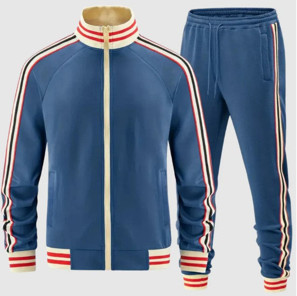 Survêtement Homme Rayé Sportif et Confortable