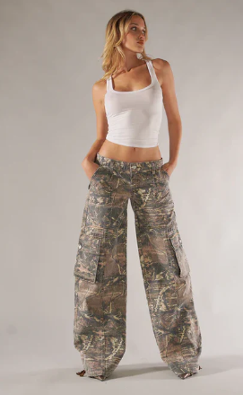 Pantalon Militaire Femme Évasé - LuxeStyle