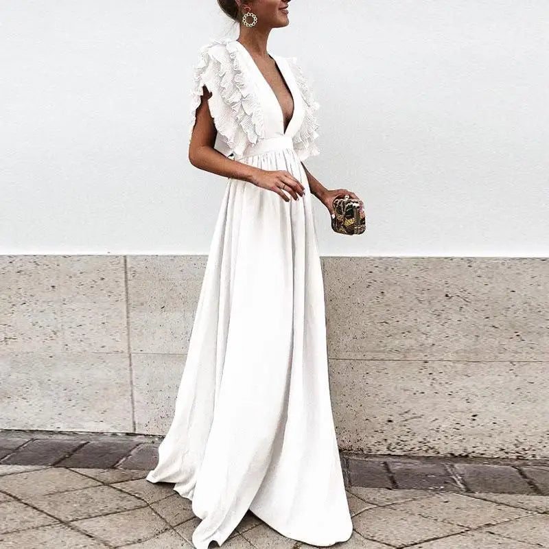 Robe Longue Féminine et Décontractée pour Femme